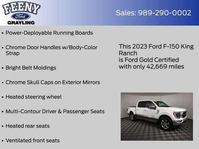 Certified 2023 Ford F150 King Ranch AWD/4WD image 24