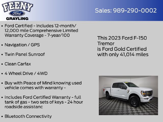 Certified 2023 Ford F150 Tremor AWD/4WD image 5