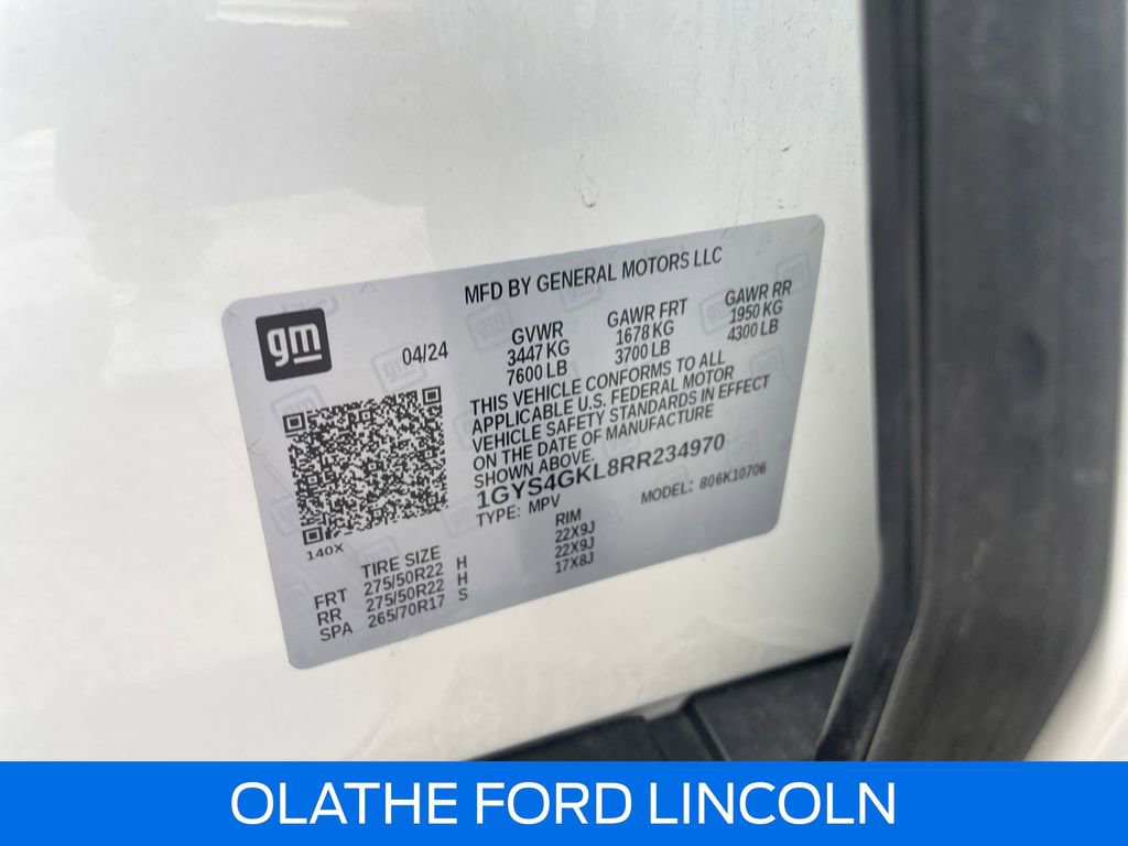 Used 2024 Cadillac Escalade Sport Platinum w/ LPO, ONYX Package AWD/4WD image 21