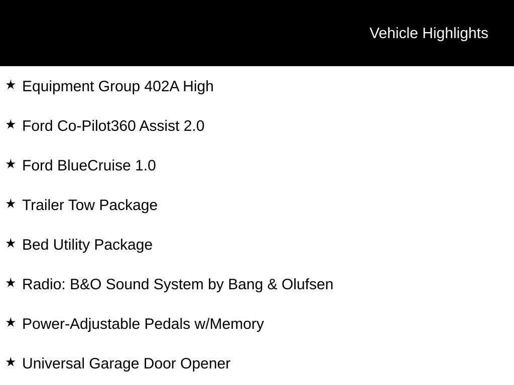 Certified 2023 Ford F150 Tremor w/ Equipment Group 402A High AWD/4WD image 5
