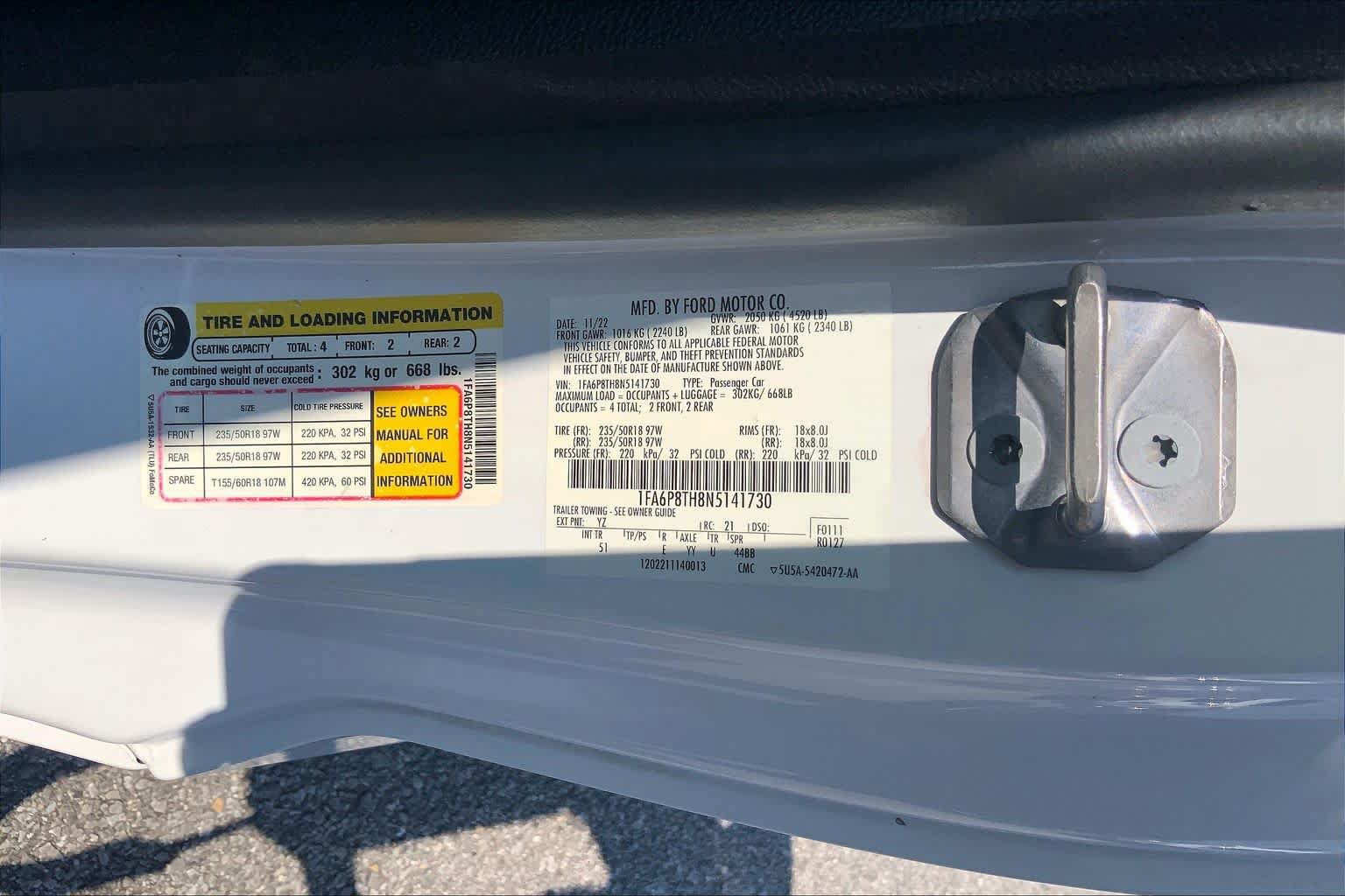 Certified 2022 Ford Mustang Premium w/ Equipment Group 201A RWD image 31