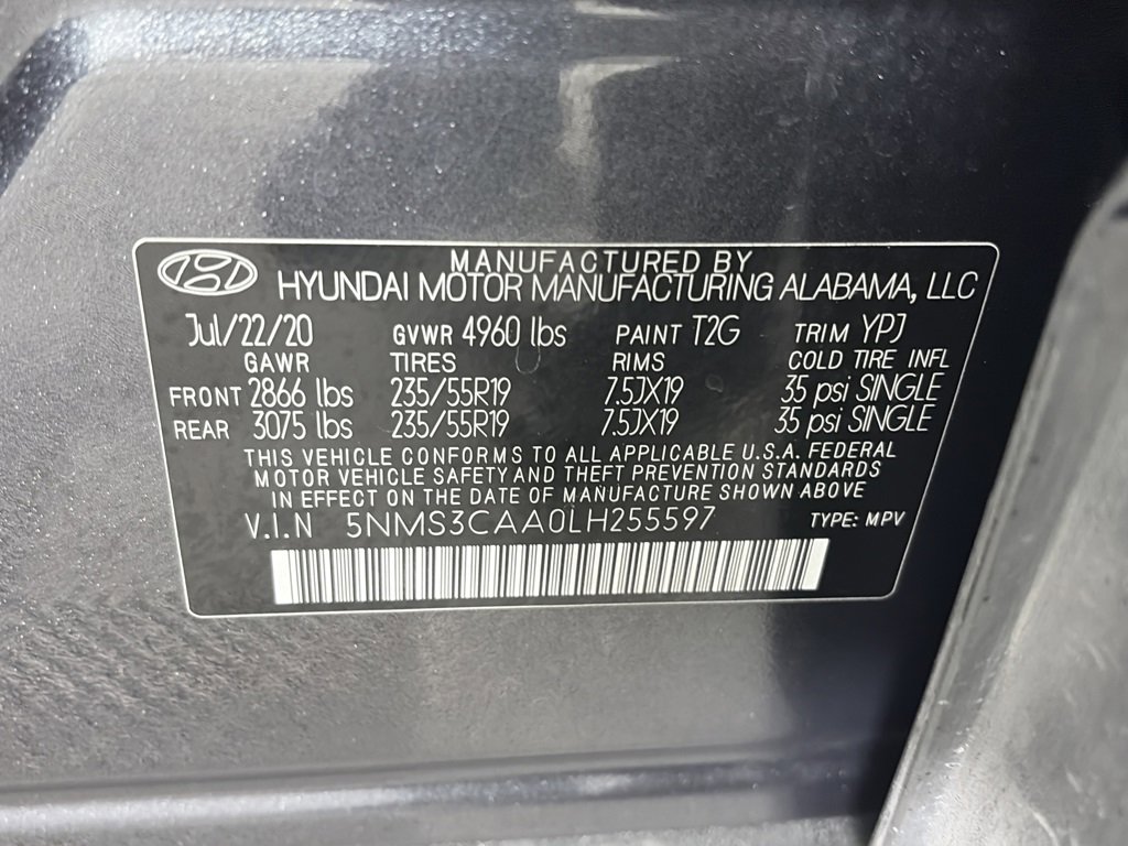 Used 2020 Hyundai Santa Fe SEL w/ Cargo Package image 9