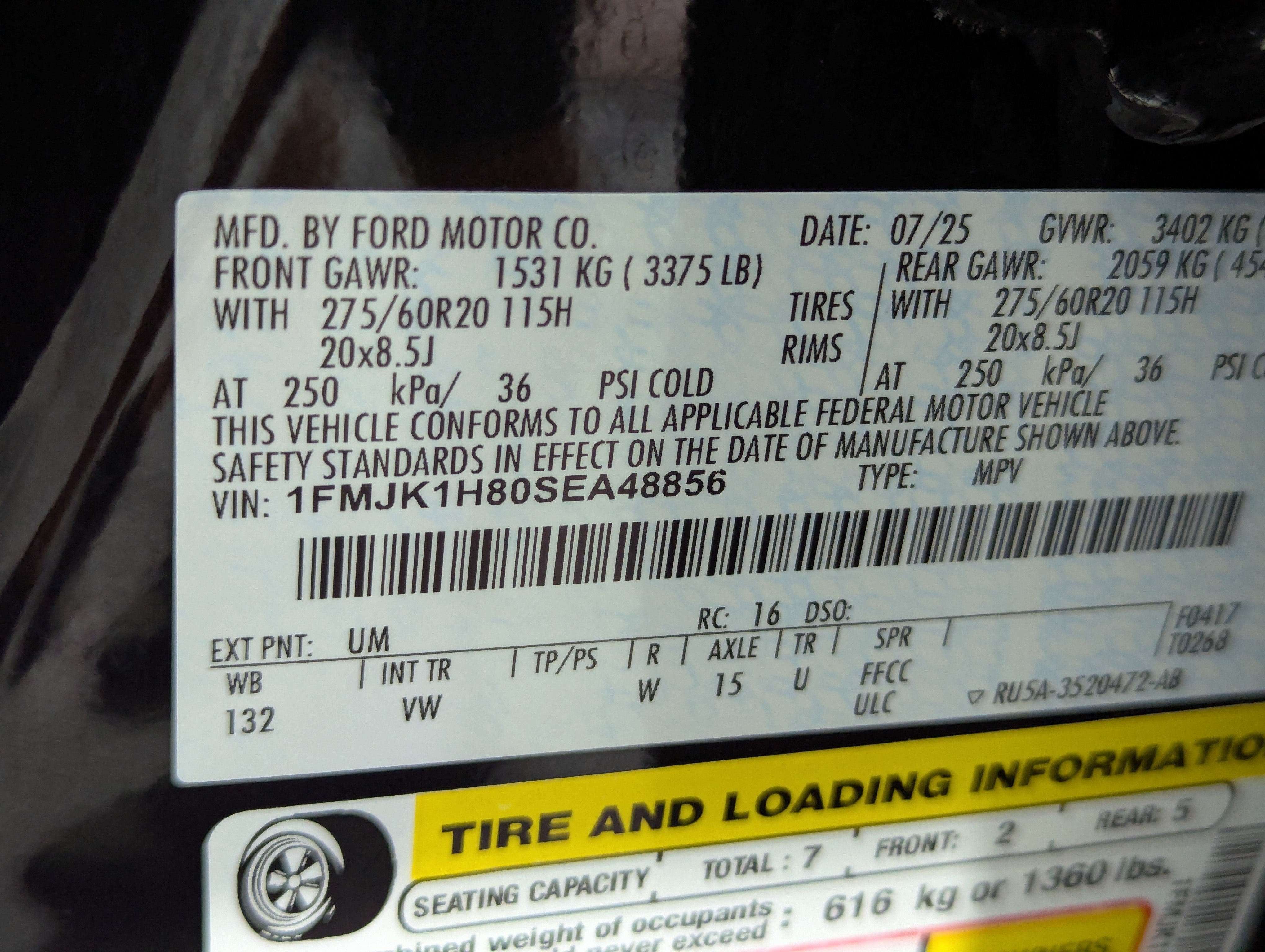 Certified 2025 Ford Expedition Max Active RWD image 45