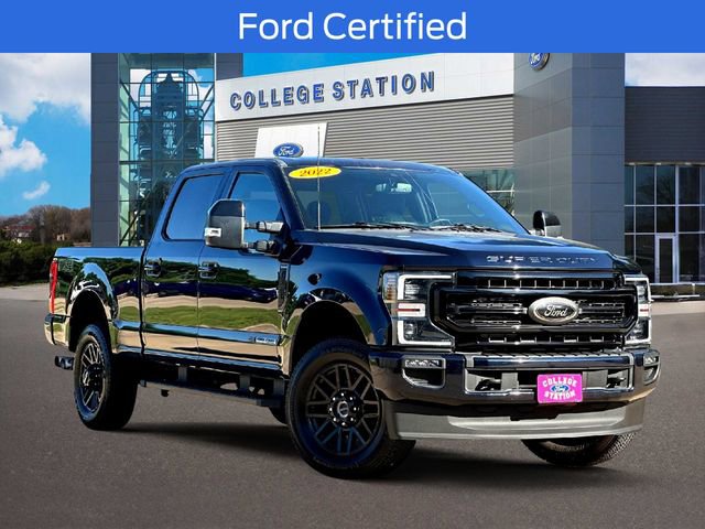 Certified 2022 Ford F250 Lariat w/ Black Appearance Package AWD/4WD video 1