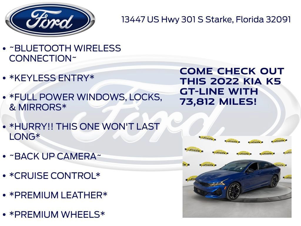 Used 2022 Kia K5 GT-Line w/ GT-Line FWD Premium Package image 10