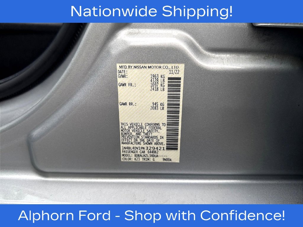 Used 2023 Nissan Altima 2.5 SV FWD image 19