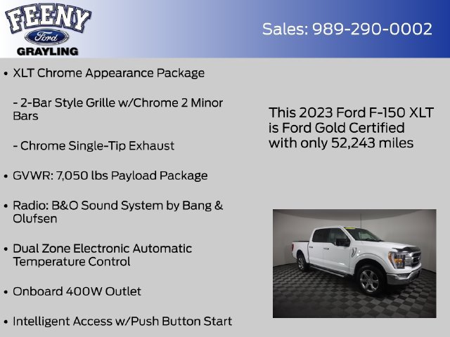 Certified 2023 Ford F150 XLT w/ Equipment Group 302A High AWD/4WD image 24