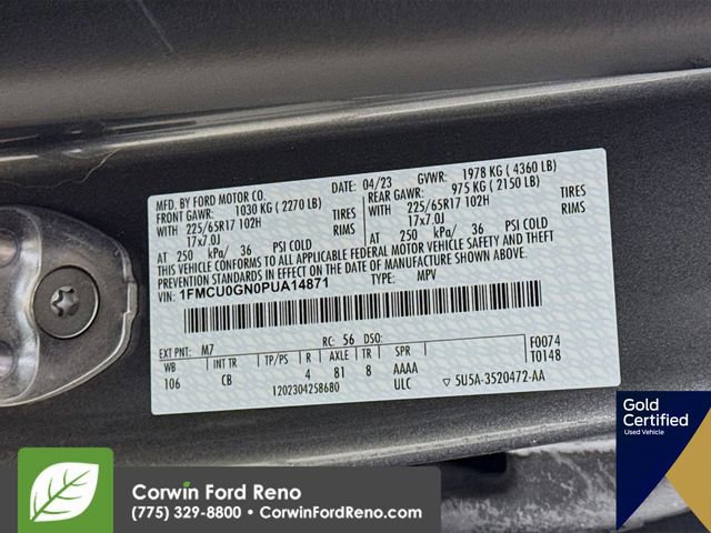 Certified 2023 Ford Escape Active w/ Tech Pack #2 image 36