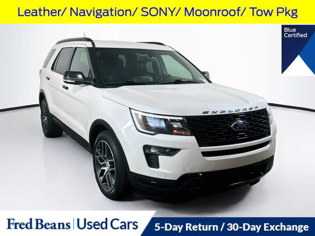 Certified 2019 Ford Explorer Sport AWD/4WD image 1