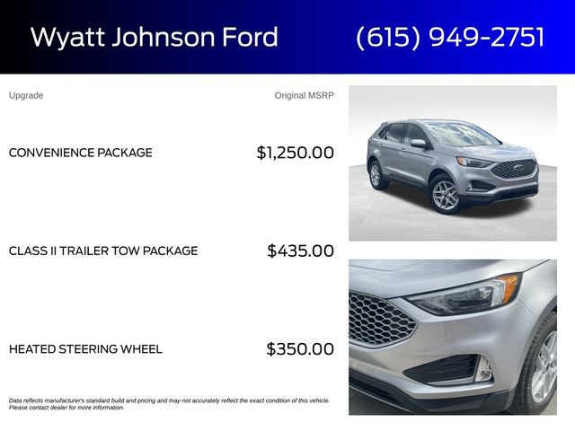 Certified 2024 Ford Edge SEL w/ Convenience Package AWD/4WD image 5