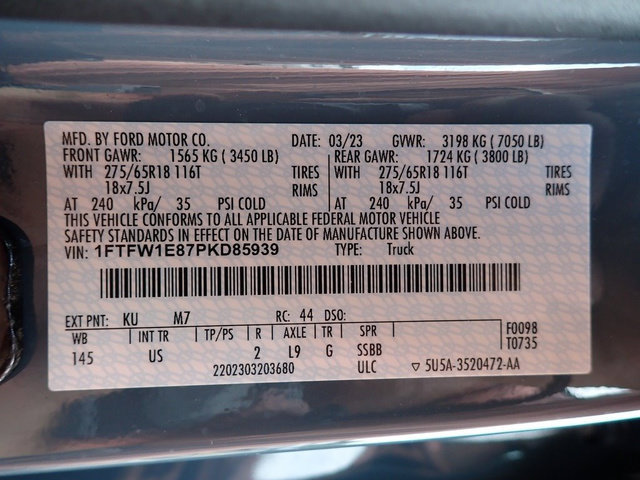 Certified 2023 Ford F150 XLT w/ Equipment Group 302A High AWD/4WD image 24