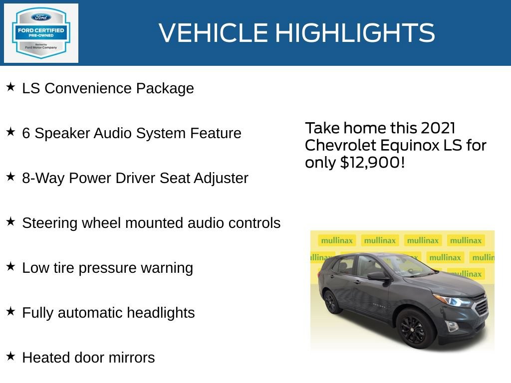 Used 2021 Chevrolet Equinox LS w/ LS Convenience Package FWD image 23