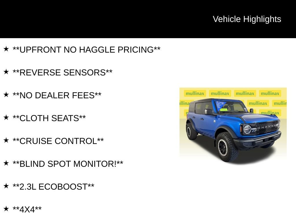 Certified 2025 Ford Bronco Big Bend AWD/4WD image 12