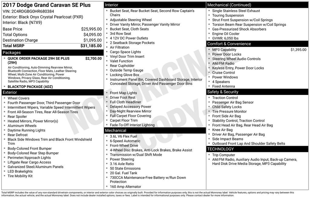 Used 2017 Dodge Grand Caravan SE image 5
