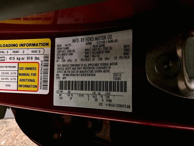 Certified 2025 Ford Bronco Sport Outer Banks w/ Outer Banks Tech Package+ AWD/4WD image 32
