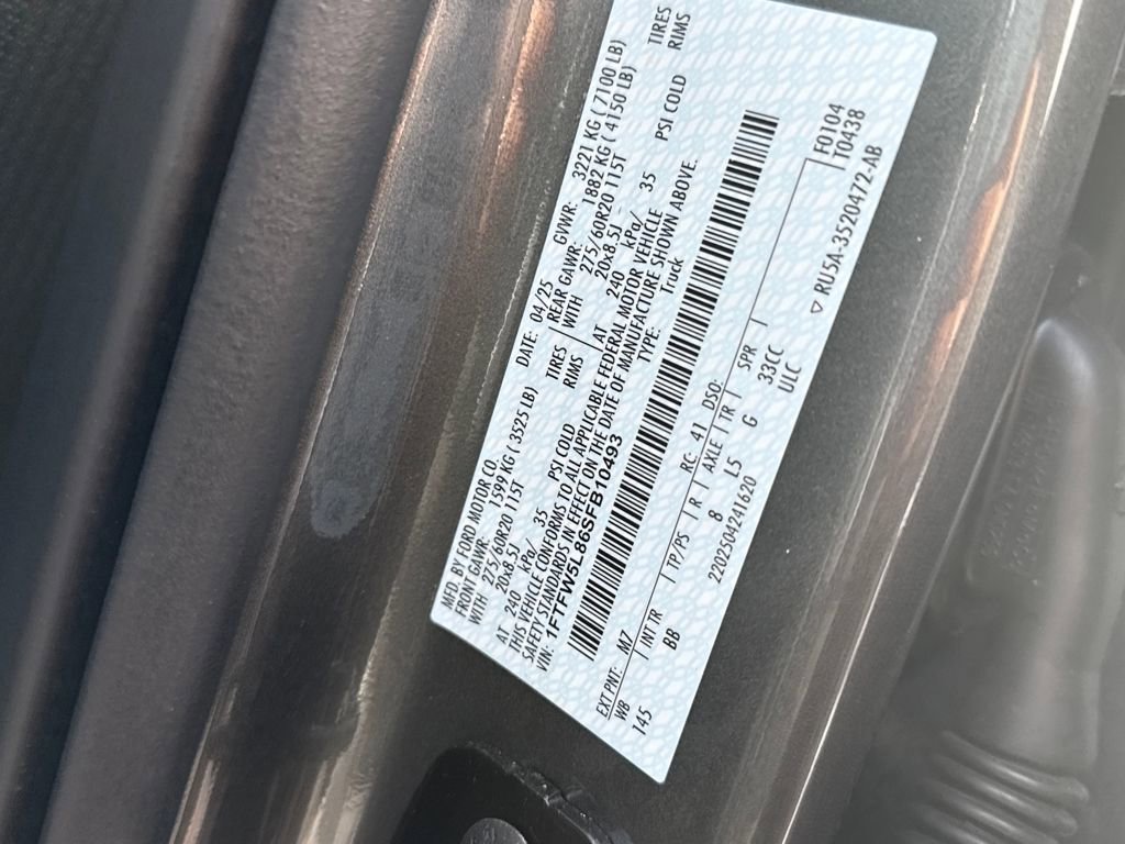 Certified 2025 Ford F150 Lariat w/ Equipment Group 502A High image 17