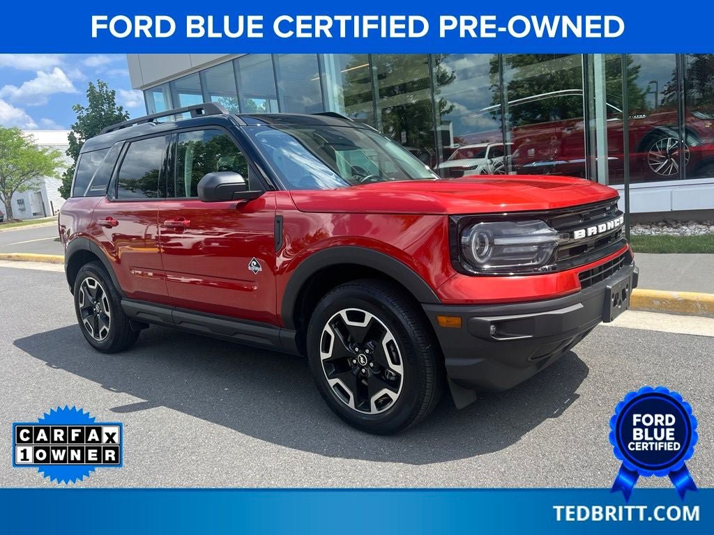 Certified 2024 Ford Bronco Sport Outer Banks w/ Tech Package