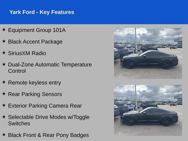 Certified 2022 Ford Mustang Coupe w/ Equipment Group 101A RWD image 2