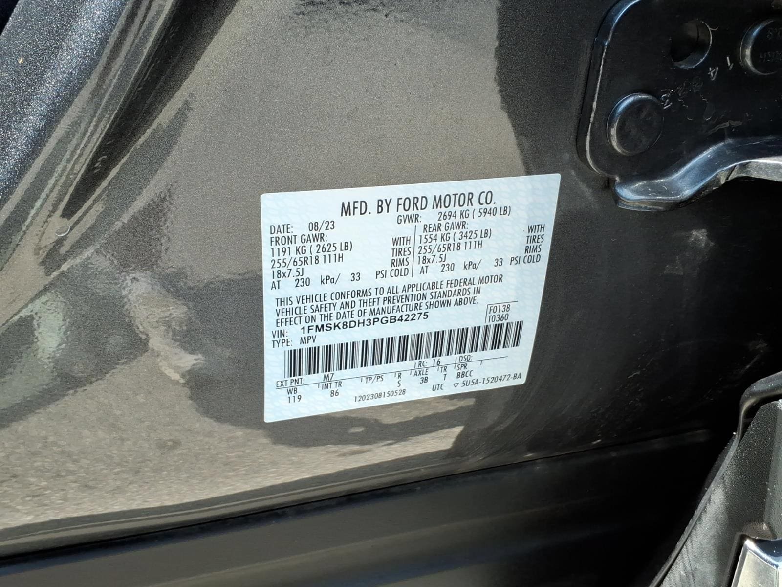 Certified 2023 Ford Explorer XLT AWD/4WD image 30