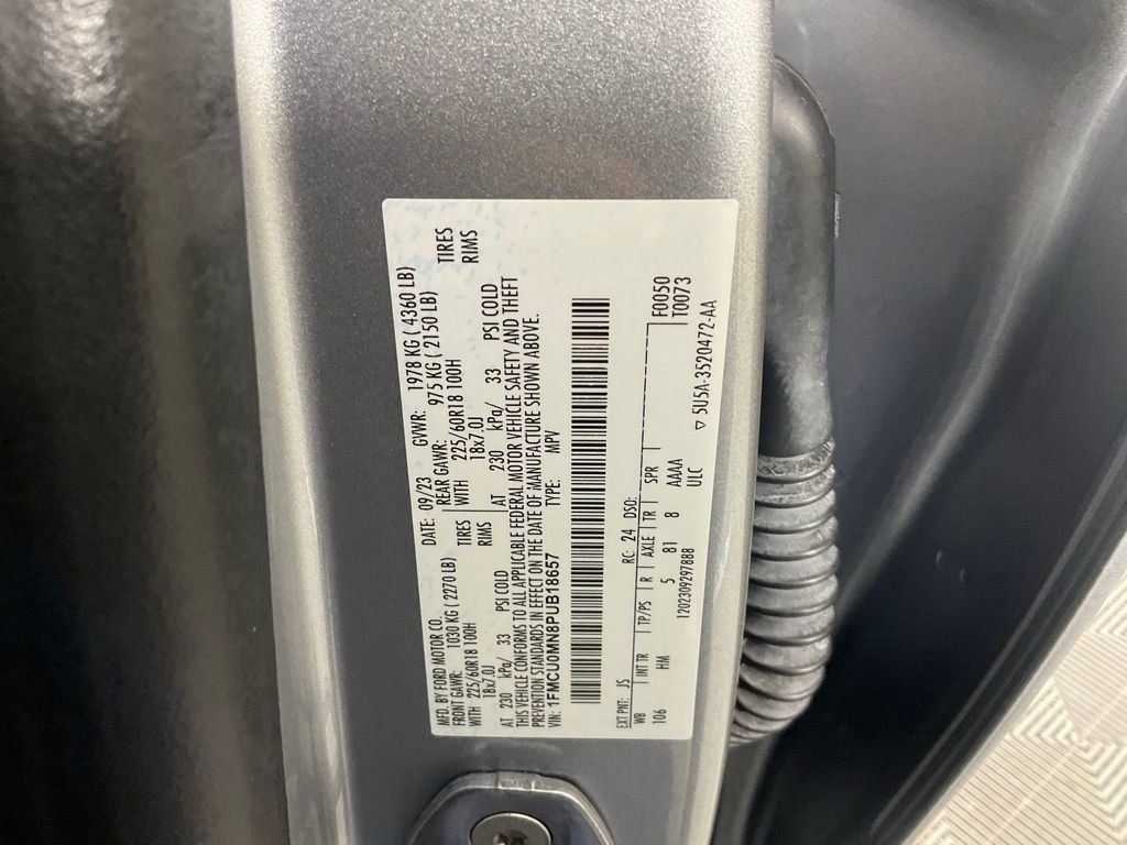 Certified 2023 Ford Escape ST-Line w/ Tech Pack #1 FWD image 26