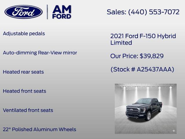Certified 2021 Ford F150 Limited AWD/4WD image 12