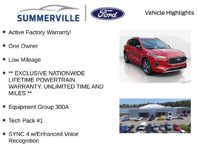 Certified 2024 Ford Escape ST-Line w/ Tech Pack #1 FWD image 2