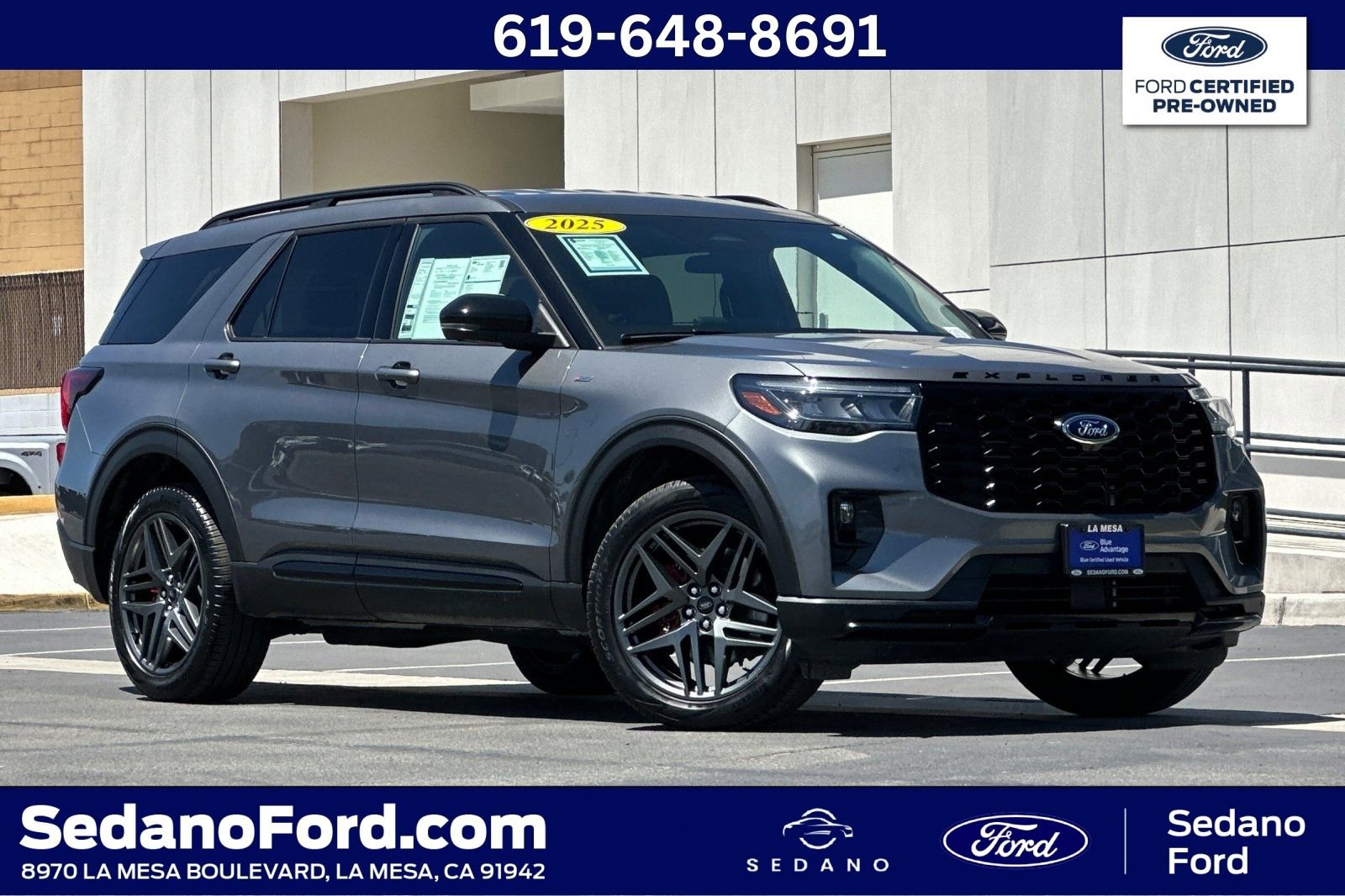 Certified 2025 Ford Explorer ST-Line w/ ST-Line Street Pack AWD/4WD image 1