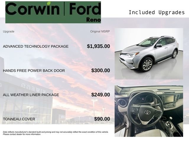 Used 2018 Toyota RAV4 Limited w/ Advanced Technology Package AWD/4WD image 3