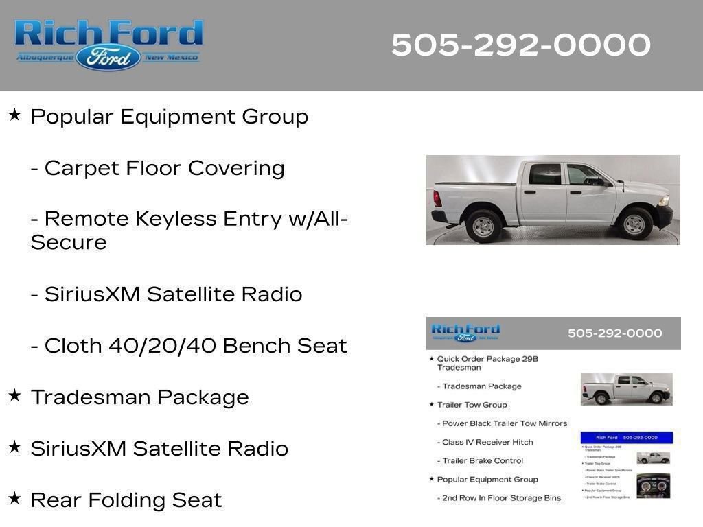 Used 2023 RAM 1500 Tradesman w/ Popular Equipment Group RWD image 63