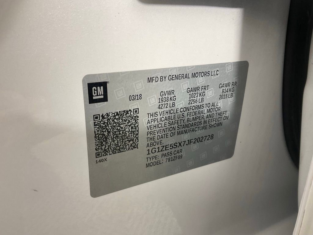 Used 2018 Chevrolet Malibu Premier w/ Premier Sun and Wheel Package image 28