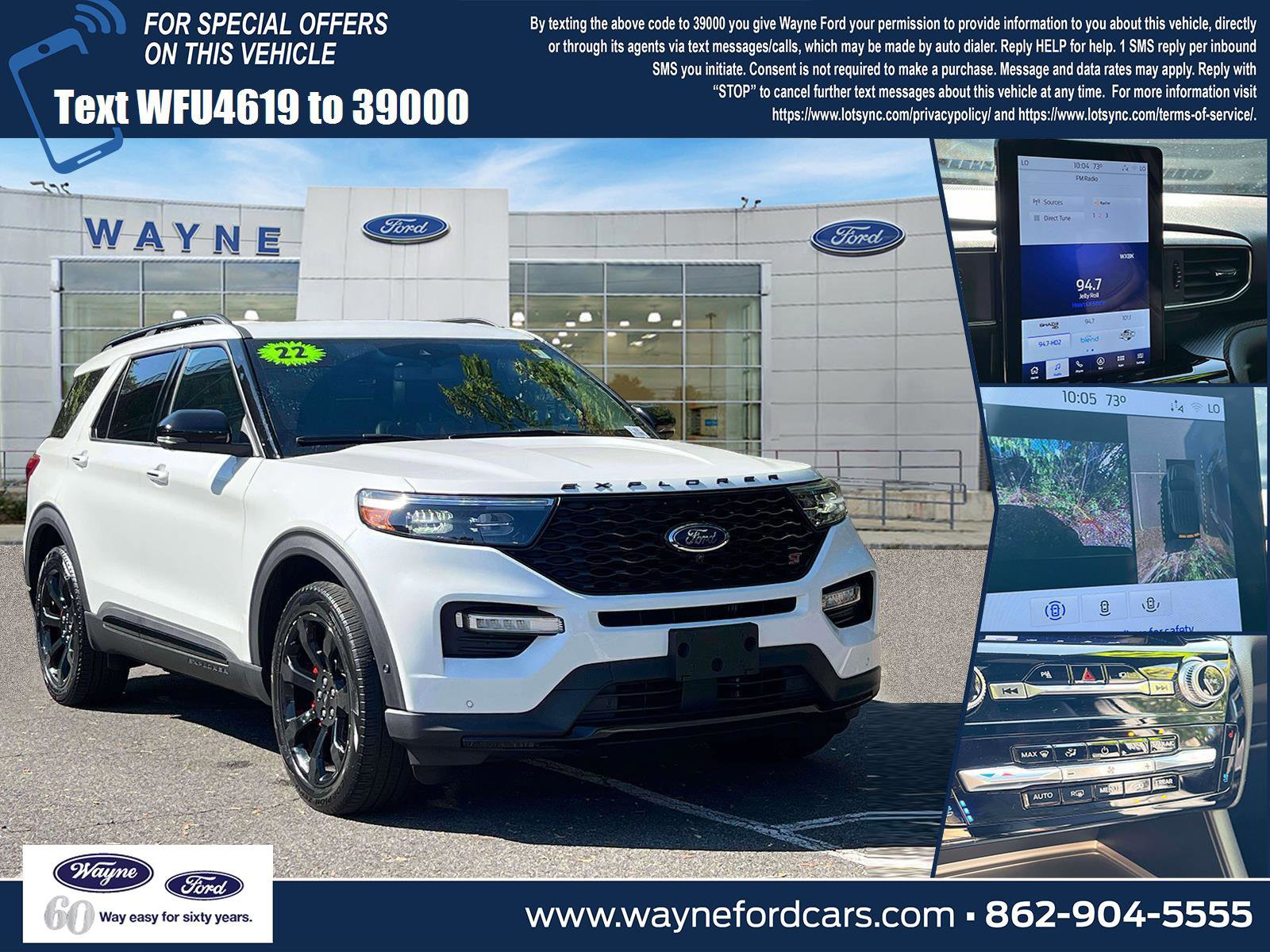 Certified 2022 Ford Explorer ST w/ Equipment Group 401A image 5