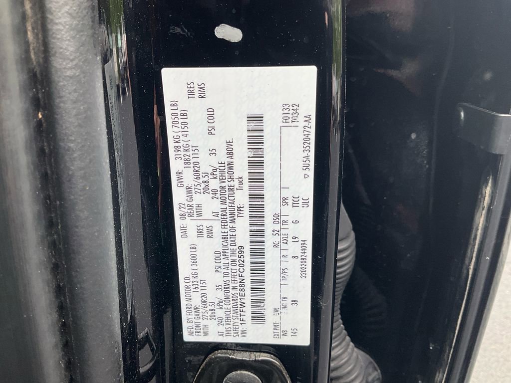 Certified 2022 Ford F150 Platinum w/ Equipment Group 701A High AWD/4WD image 18