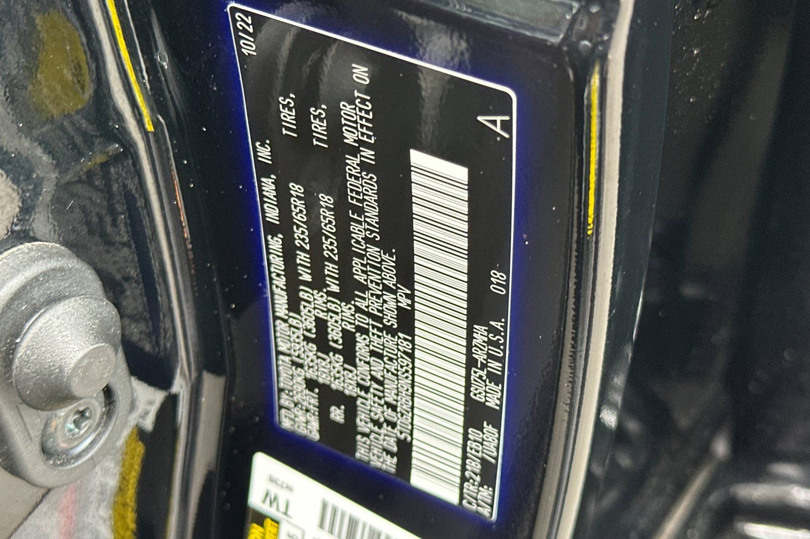 Used 2022 Toyota Highlander XLE AWD/4WD image 24