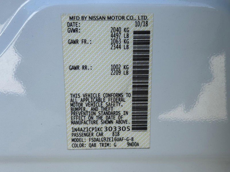 Used 2019 Nissan Leaf SL w/ SL Technology Package image 29