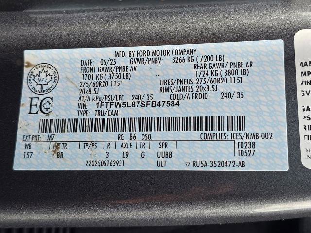 Certified 2025 Ford F150 Lariat AWD/4WD image 34