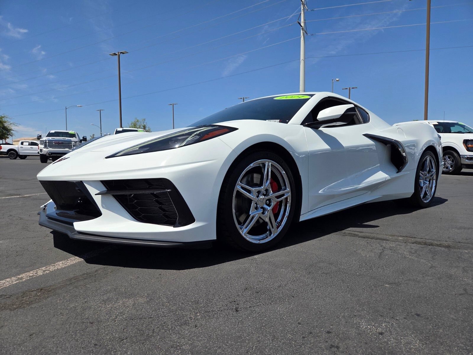 Used 2021 Chevrolet Corvette Stingray Preferred Cpe w/ Z51 Performance Package RWD image 2