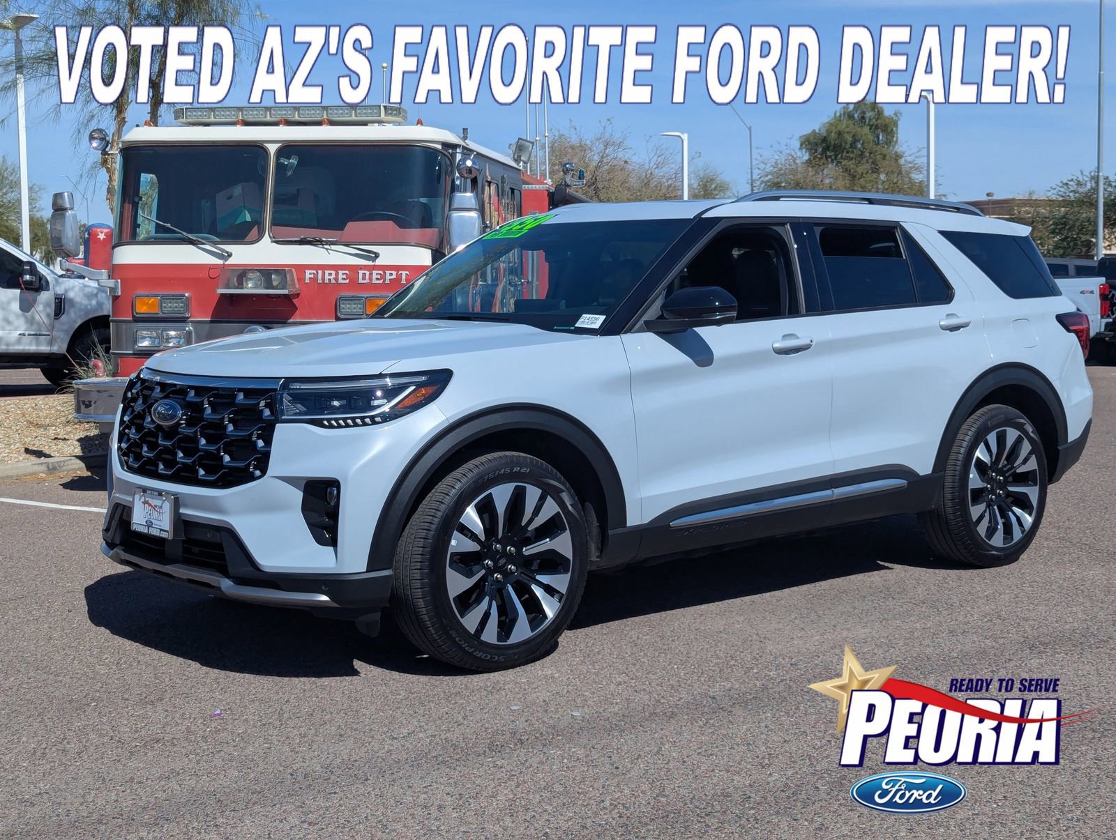 Certified 2025 Ford Explorer Platinum w/ LUX Leather Package image 1