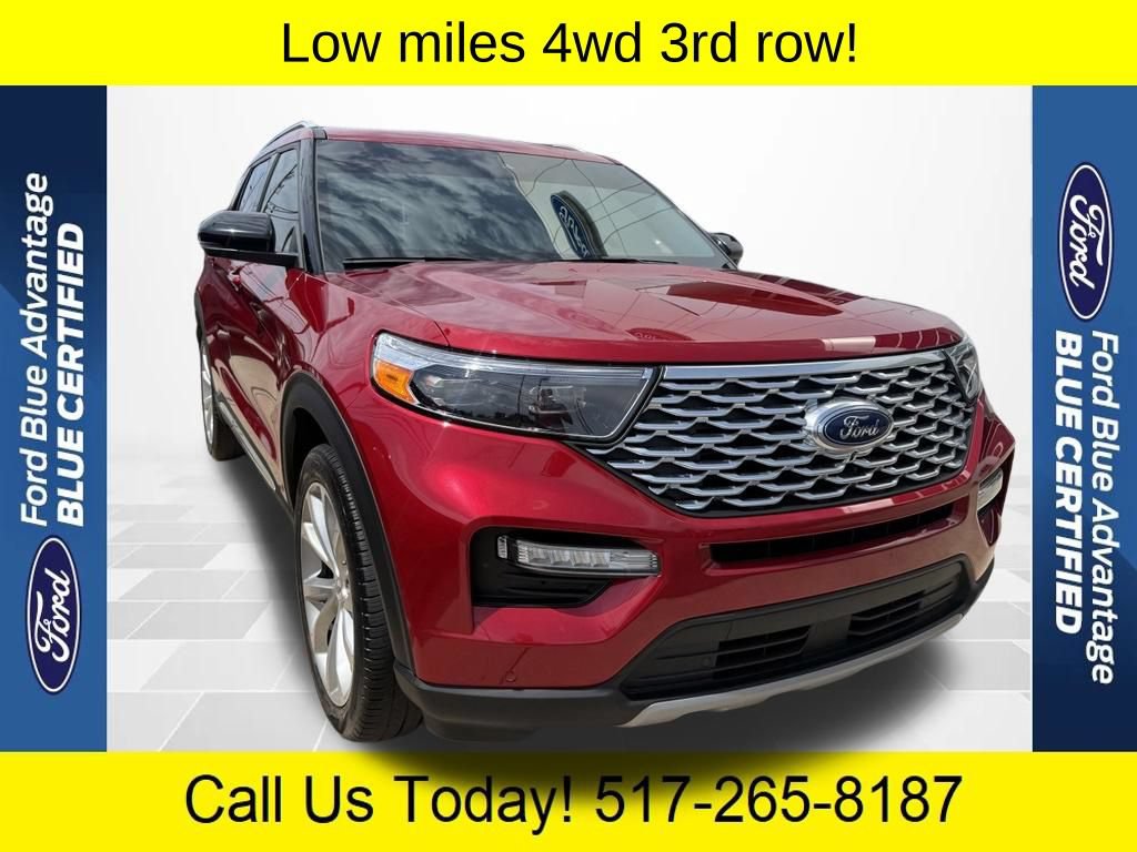 Certified 2023 Ford Explorer Platinum w/ Technology Package AWD/4WD image 1