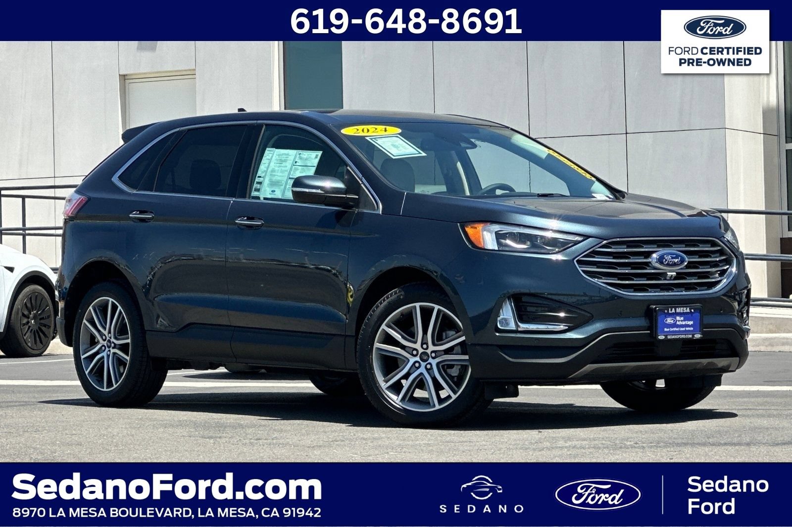 Certified 2024 Ford Edge Titanium w/ Equipment Group 301A AWD/4WD video 1