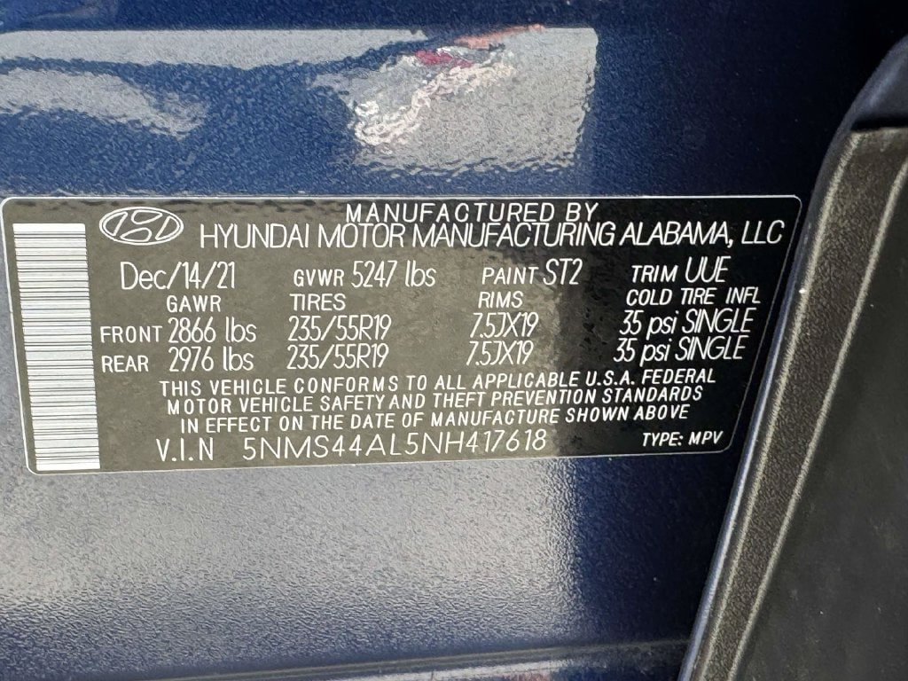 Used 2022 Hyundai Santa Fe Limited w/ Cargo Package FWD image 29