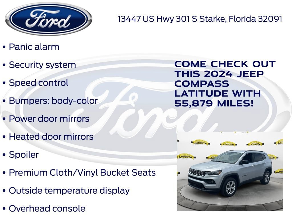 Used 2024 Jeep Compass Latitude AWD/4WD image 32