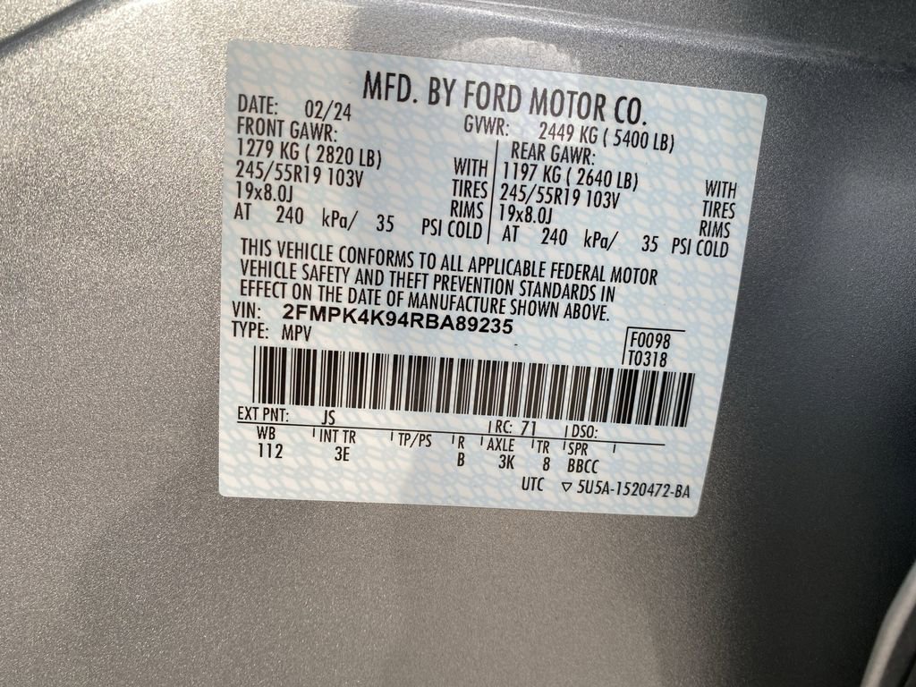 Certified 2024 Ford Edge Titanium image 48