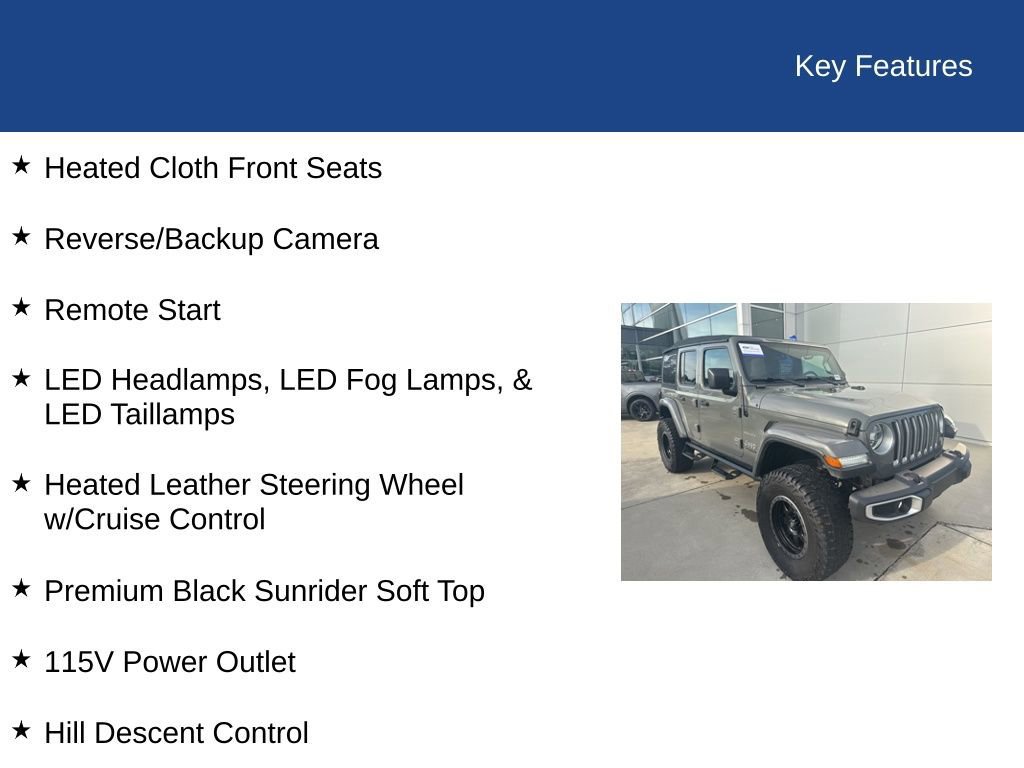 Used 2019 Jeep Wrangler Unlimited Sahara w/ LED Lighting Group image 33