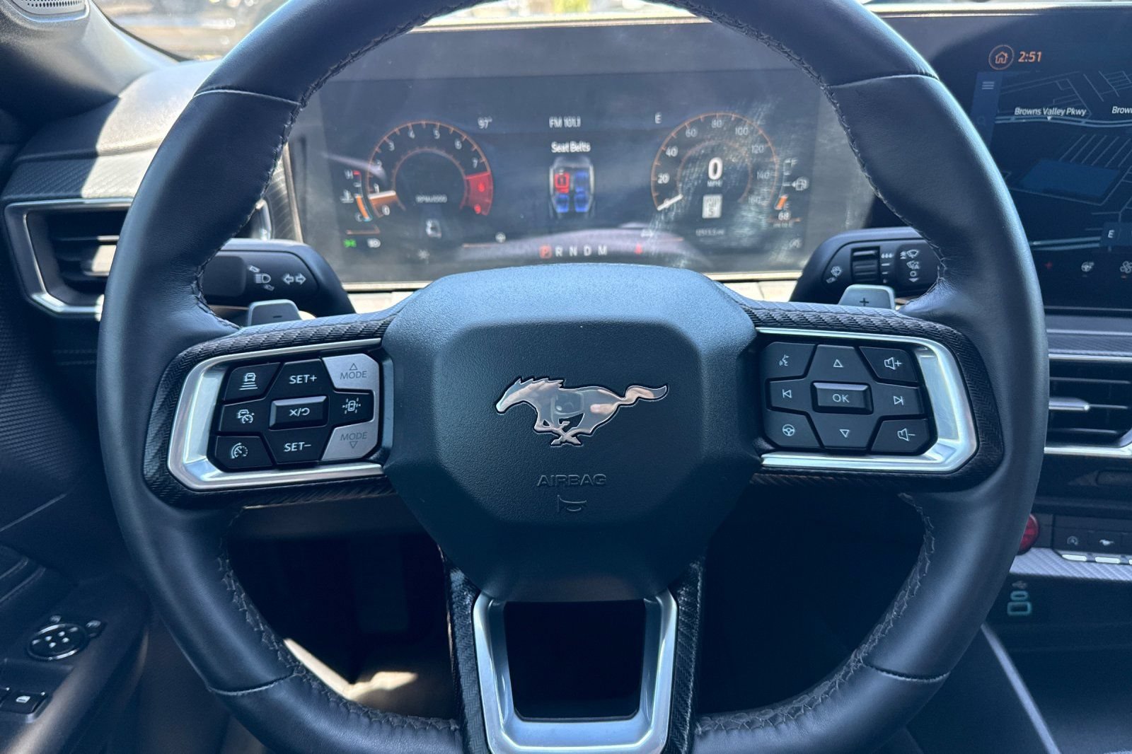 Certified 2025 Ford Mustang GT Premium w/ Mustang Nite Pony Package RWD image 24