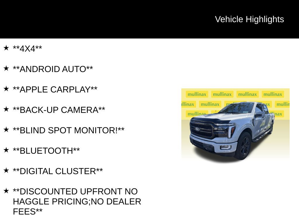 Certified 2024 Ford F150 Lariat w/ Bed Utility Package AWD/4WD image 6