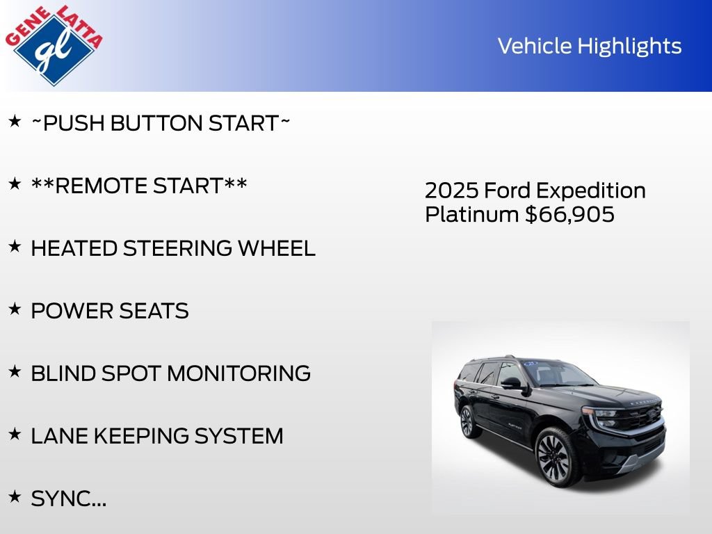 Certified 2025 Ford Expedition Platinum w/ Driver's Package AWD/4WD image 35