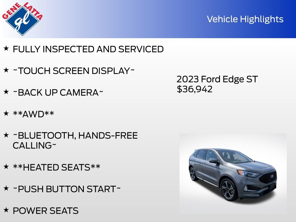 Certified 2023 Ford Edge ST AWD/4WD image 34