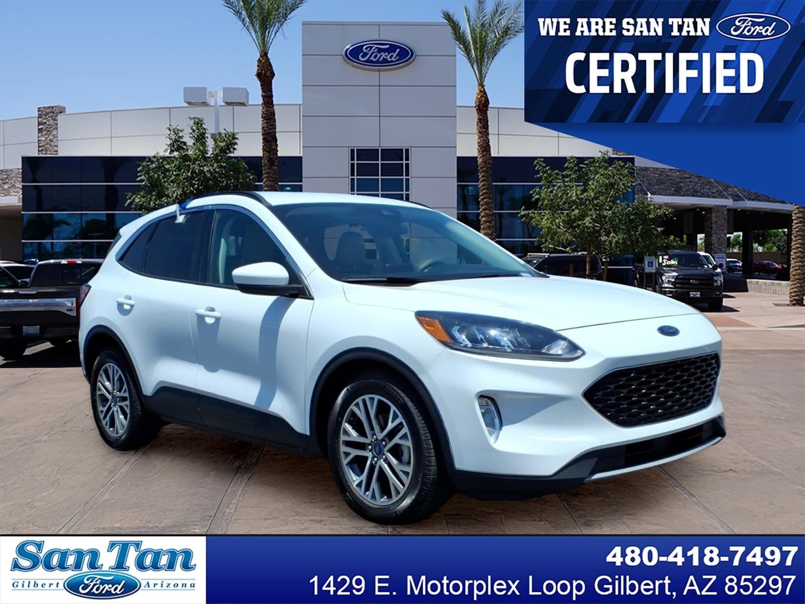 Certified 2022 Ford Escape SEL