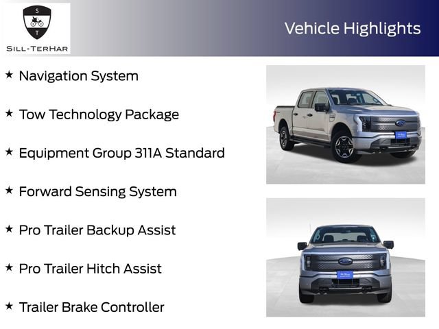 Certified 2023 Ford F150 Lightning XLT w/ Tow Technology Package AWD/4WD image 4