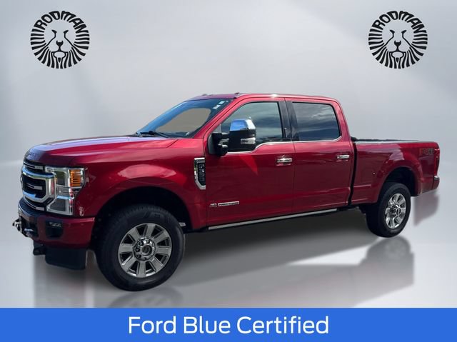 Certified 2021 Ford F350 Platinum w/ FX4 Off-Road Package AWD/4WD 360° Tour